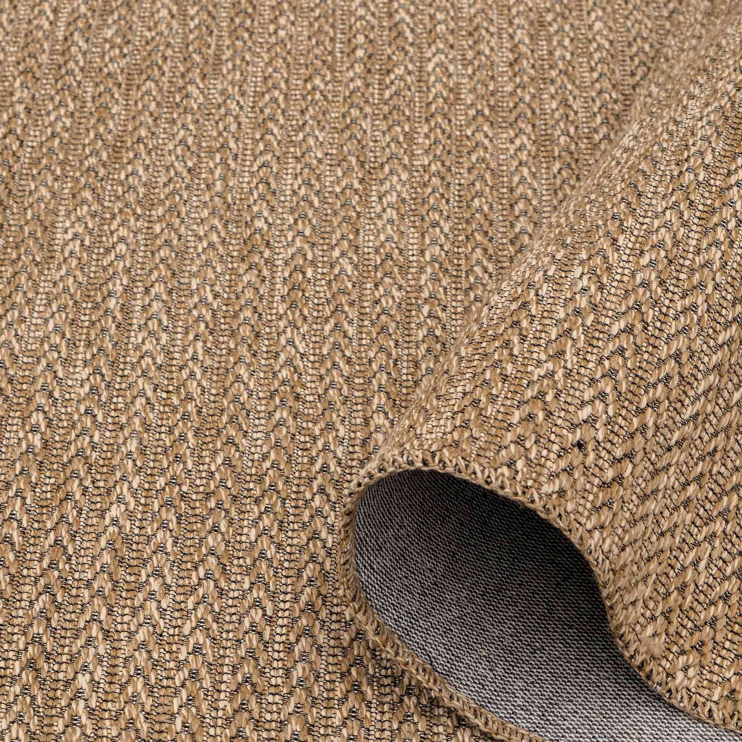 Tapete Decorativo Feizy Sari 2019R – Tejido Plano Moderno Negro | Crema