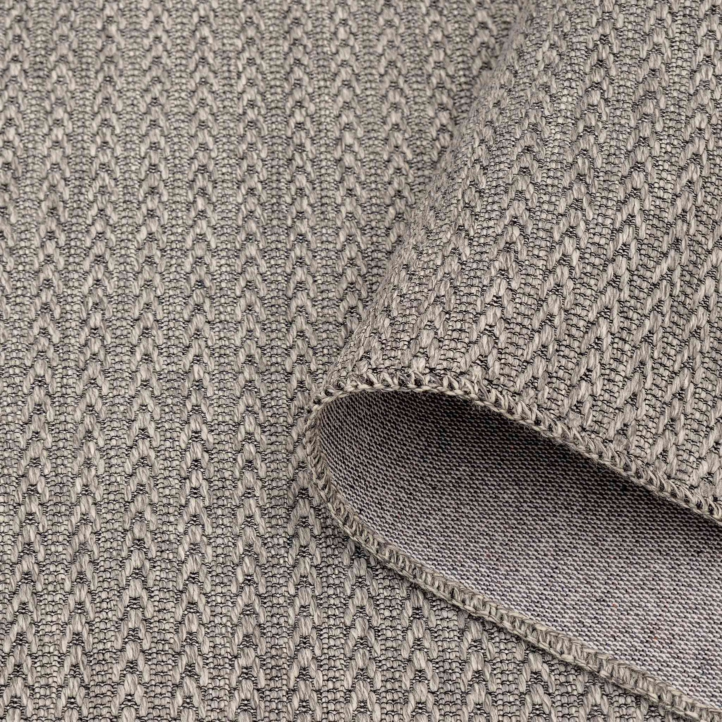 Tapete Decorativo Feizy Sari 2020R – Tejido Plano Moderno Negro | Gris