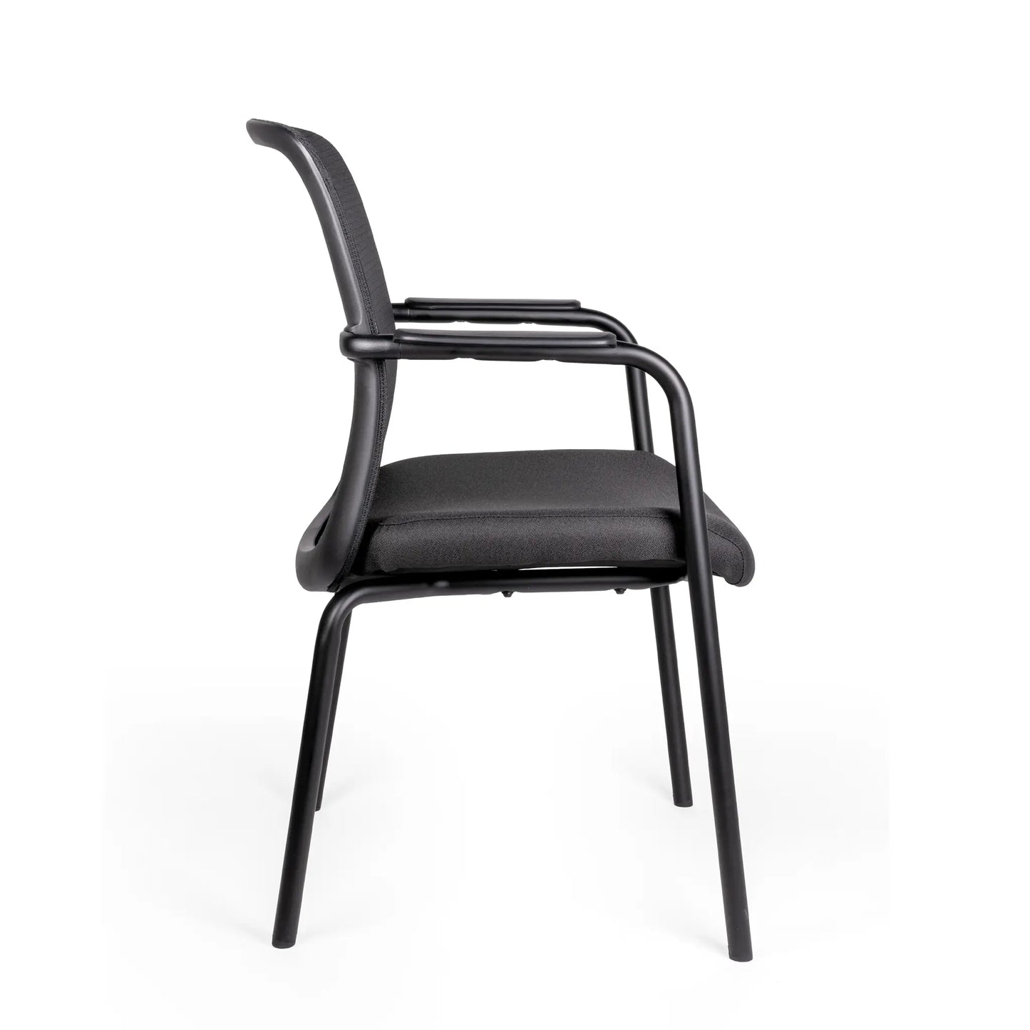 Silla de Visita FRIDA OHV-115 Negra – Estilo Ligero y Versátil para Espacios Dinámicos