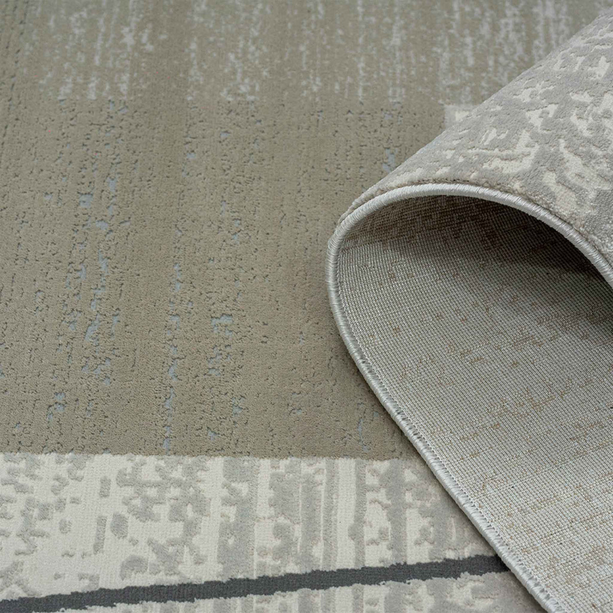 Tapete Decorativo Eren 1096C Crema / Taupe – Abstracto · Interior
