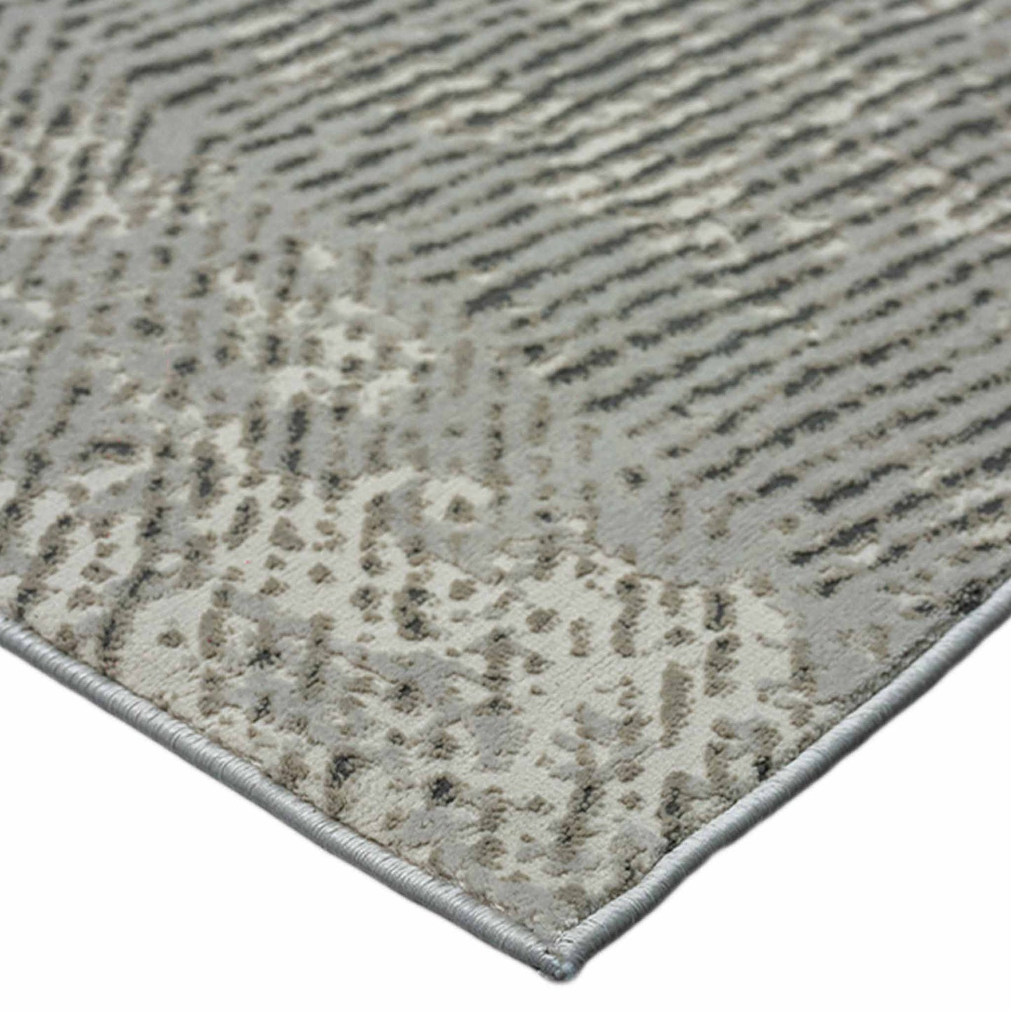 Tapete Decorativo Feizy Eren 1098C – Abstracto Texturizado en Gris | Beige