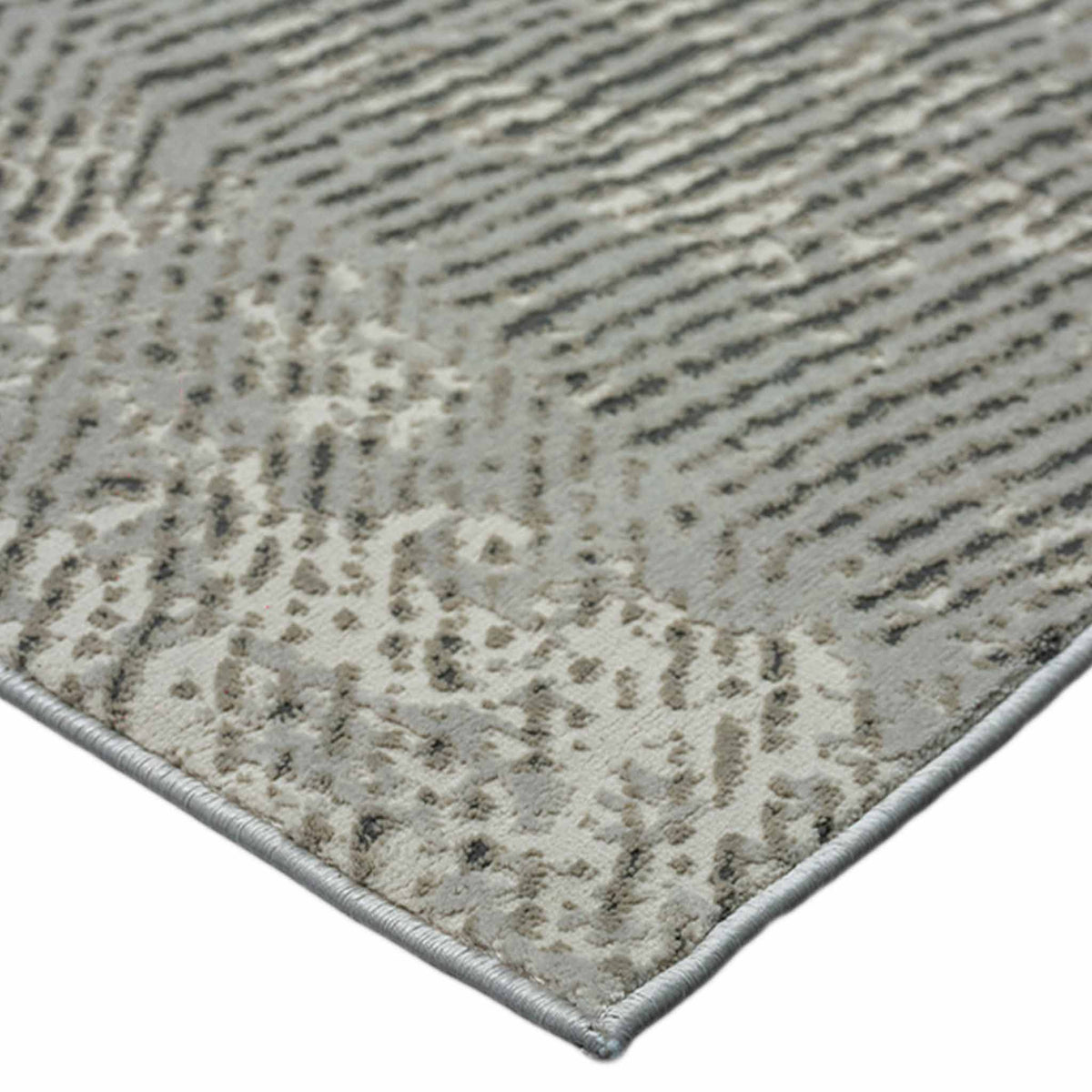 Tapete Decorativo Eren 1098C Gris / Beige – Geométrico · Interior