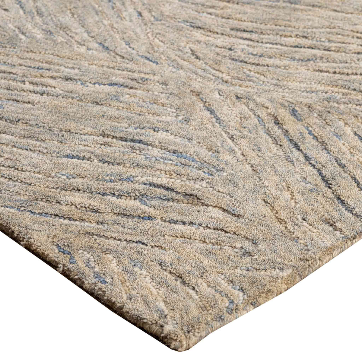 Tapete Decorativo Helena 144N Celeste / Gris – Contemporáneo · Interior