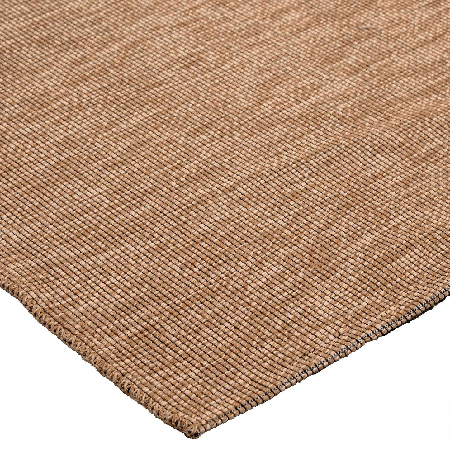 Tapete Decorativo Feizy Sari 2017R – Tejido Plano Natural Crema | Negro