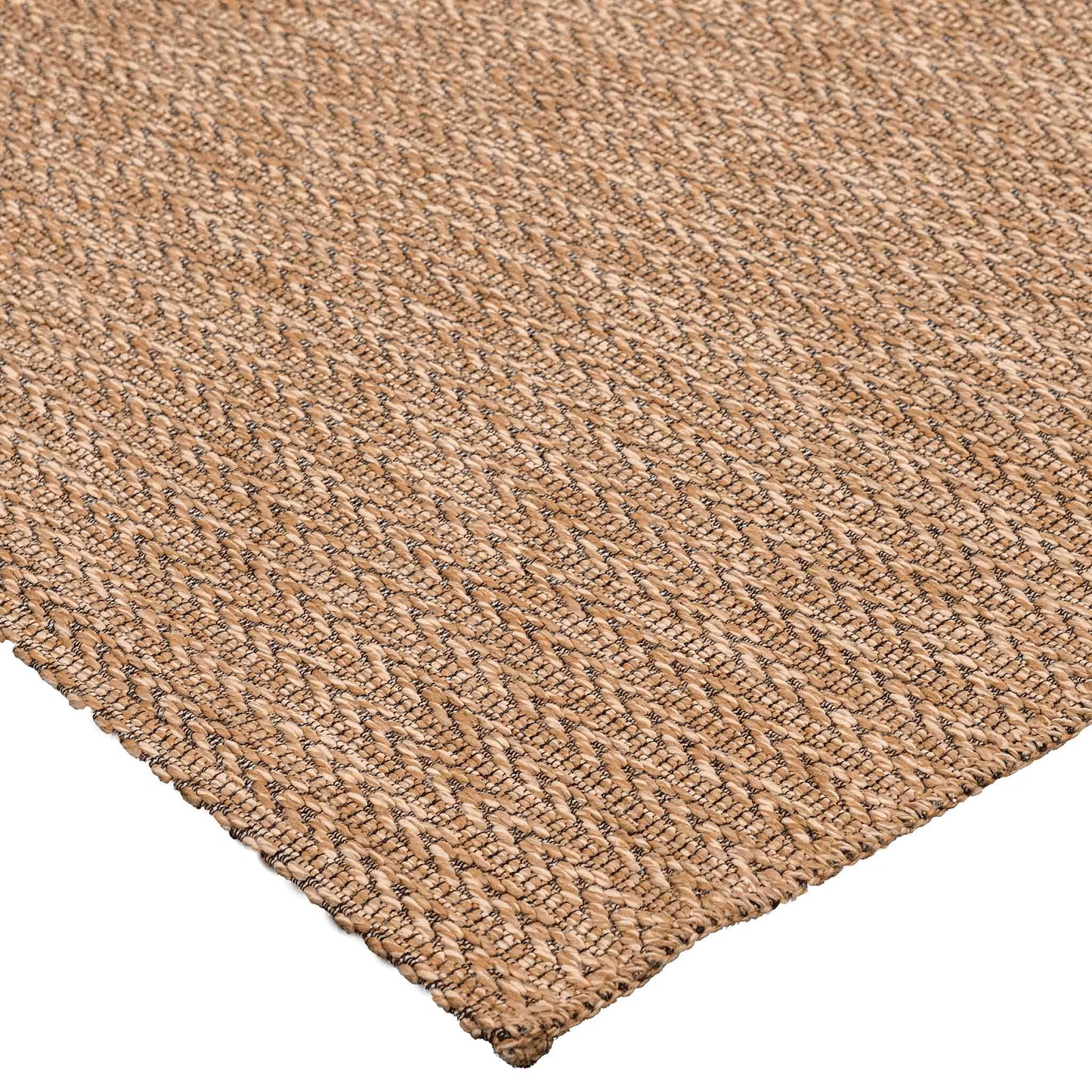 Tapete Decorativo Feizy Sari 2019R – Tejido Plano Moderno Negro | Crema