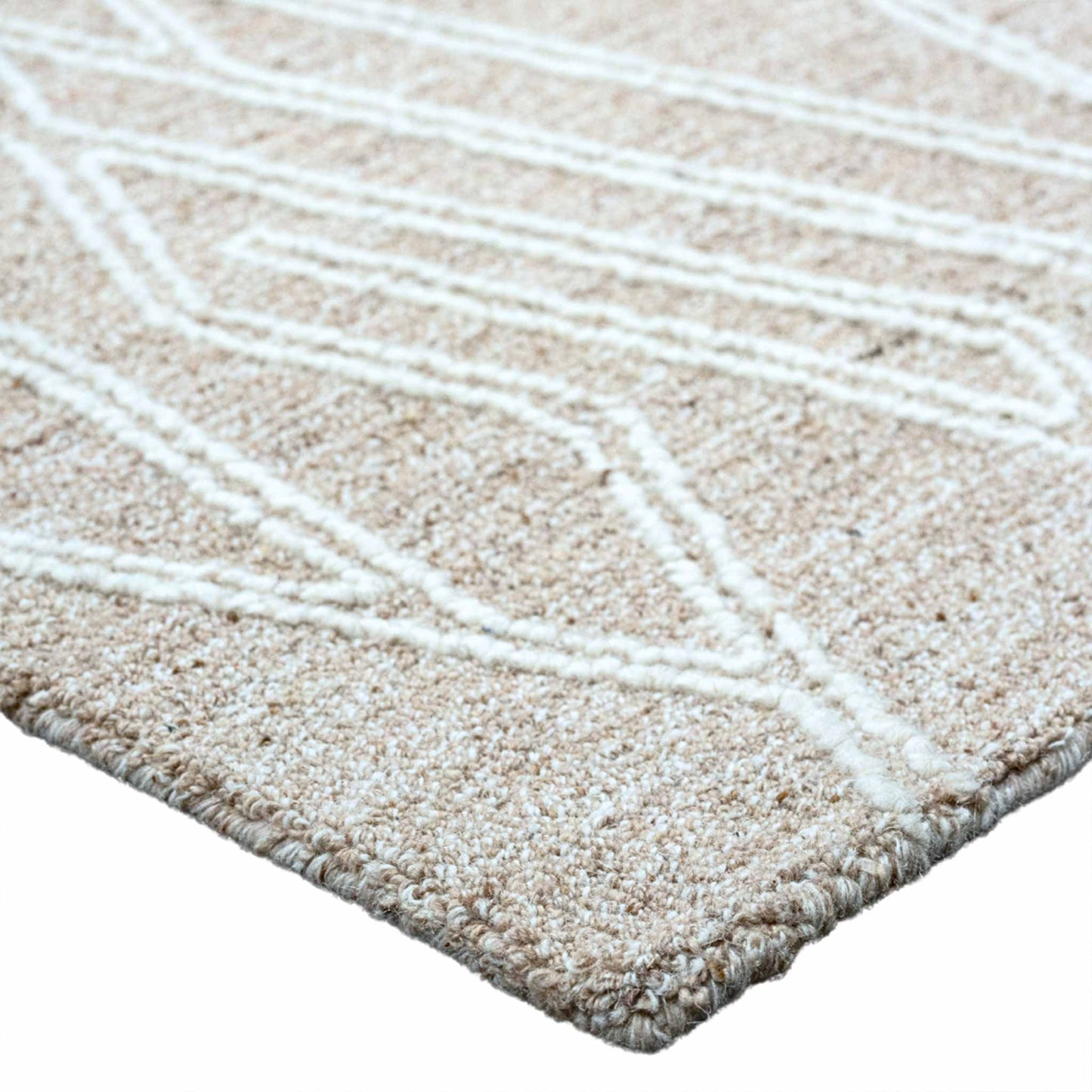 Tapete Decorativo Feizy Yane 2020R – Diseño Tufted Moderno Ivory | Sand