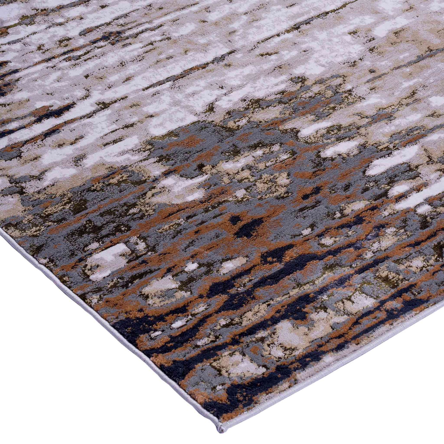 Tapete Decorativo Feizy Zuria 1020C – Abstracto Moderno Beige | Dorado