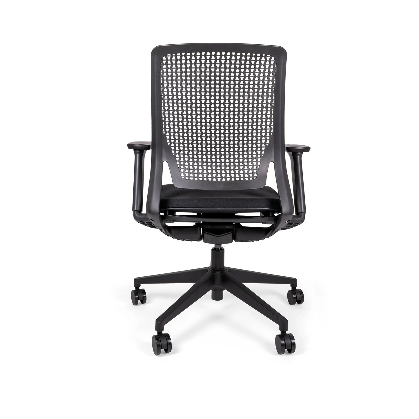 Silla Operativa Morico OHE-2003 Negra – Respaldo Perforado y Reclinamiento Sincronizado