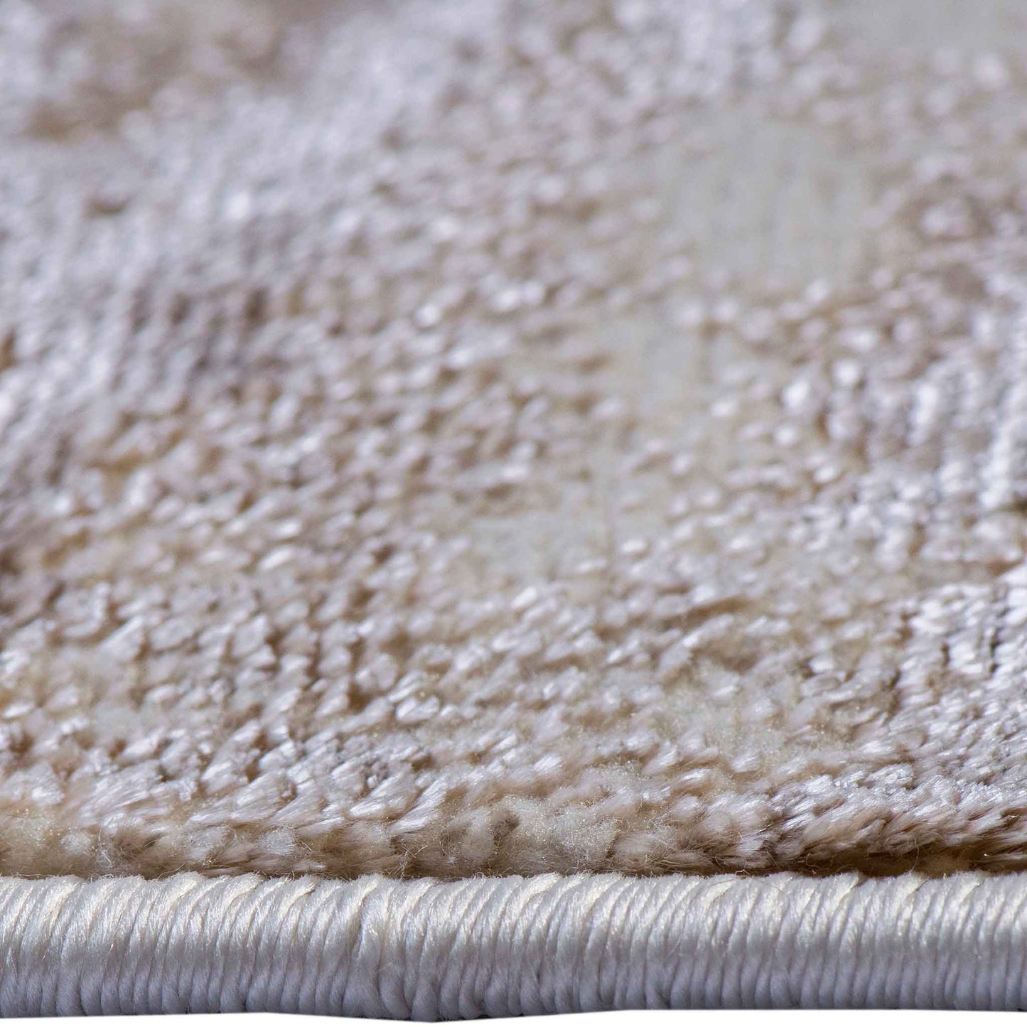 Tapete Decorativo Feizy Nela 1018C – Abstracto Moderno Dorado | Crema