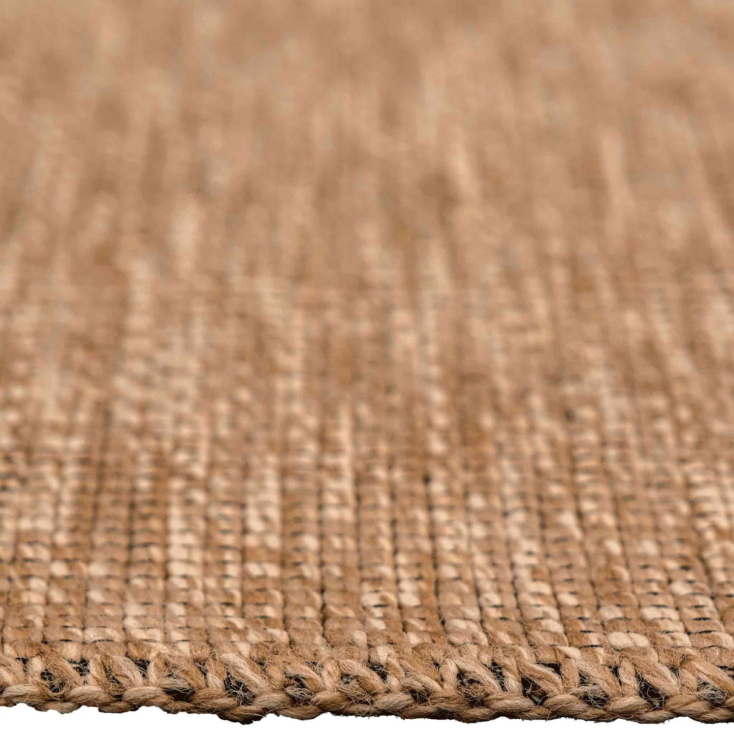 Tapete Decorativo Feizy Sari 2017R – Tejido Plano Natural Crema | Negro