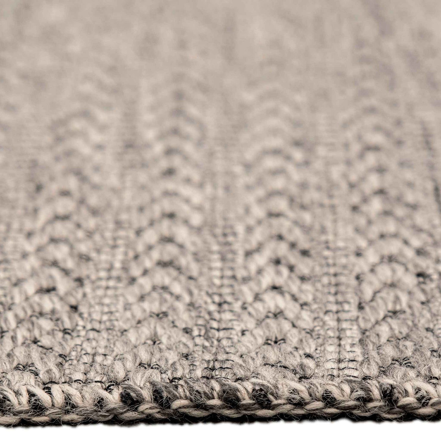 Tapete Decorativo Feizy Sari 2020R – Tejido Plano Moderno Negro | Gris