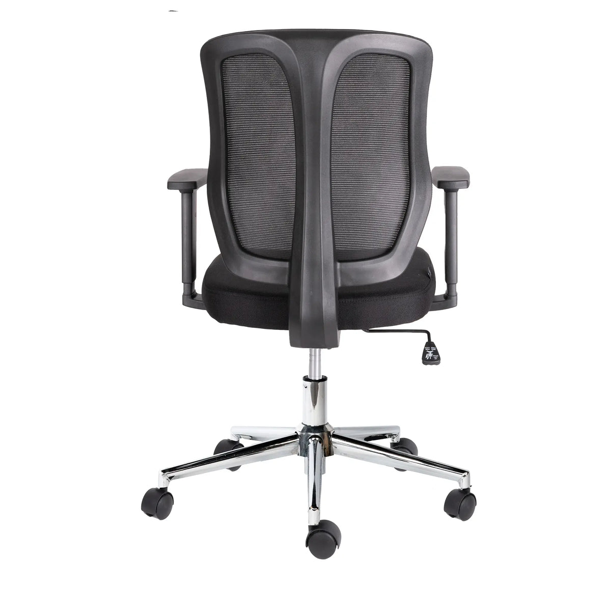 Silla Operativa Wind OHE-55 Negra – Respaldo Alto y Brazos Ajustables en 6 Posiciones