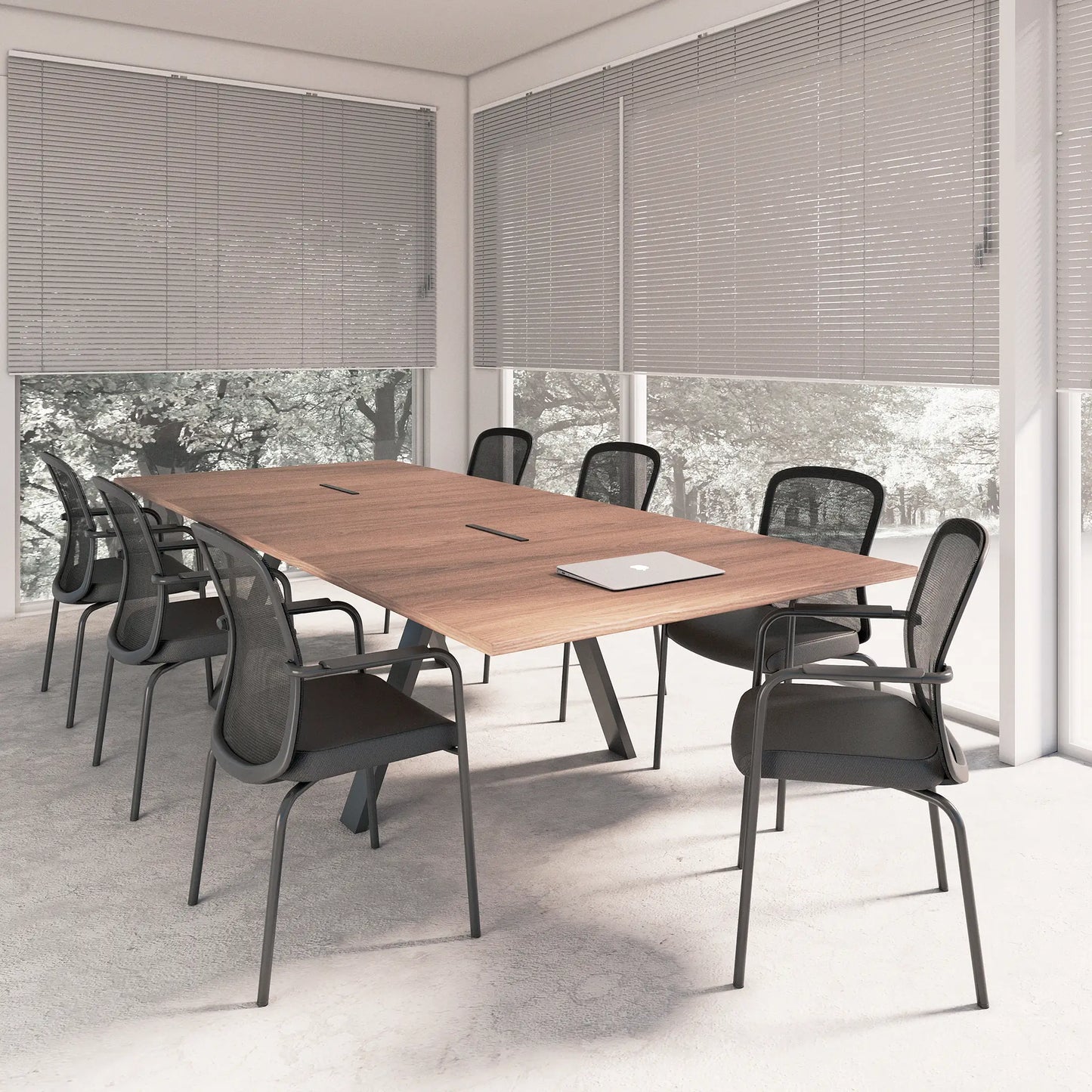 Silla de Visita FRIDA OHV-115 Negra – Estilo Ligero y Versátil para Espacios Dinámicos