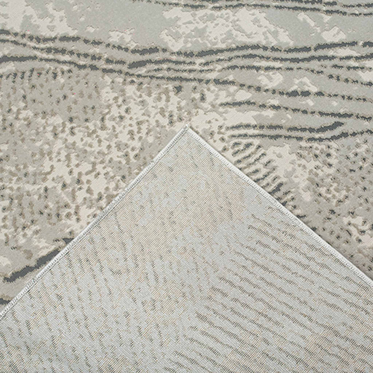 Tapete Decorativo Eren 1098C Gris / Beige – Geométrico · Interior