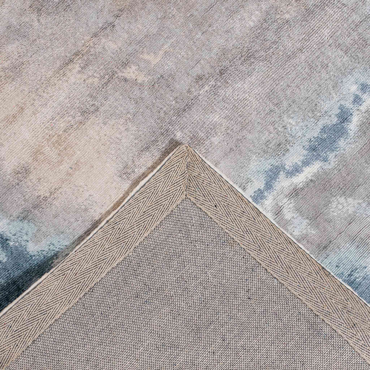 Tapete Decorativo Kova 127N Azul / Gris – Abstracto · Interior