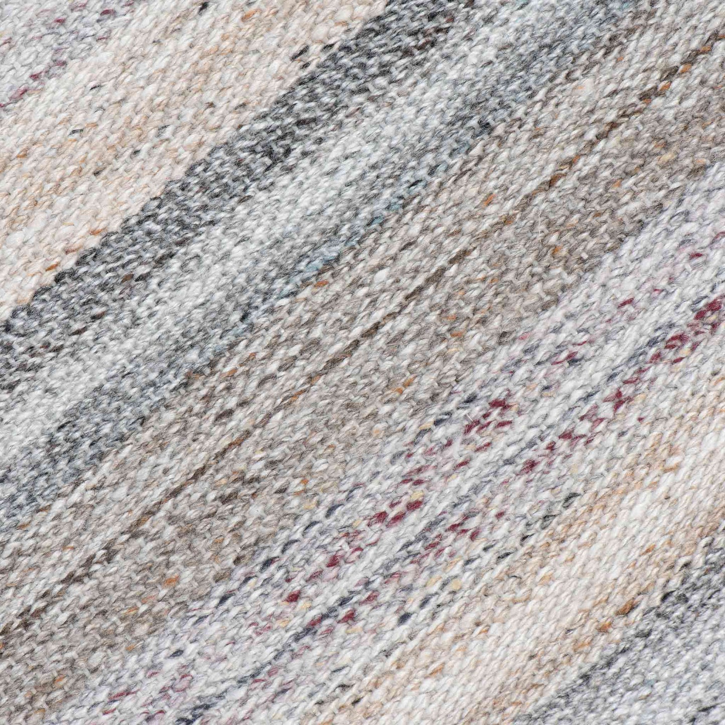 Tapete Decorativo Feizy Laia 111N – Rayas Artesanales Celeste | Crema Indoor / Outdoor