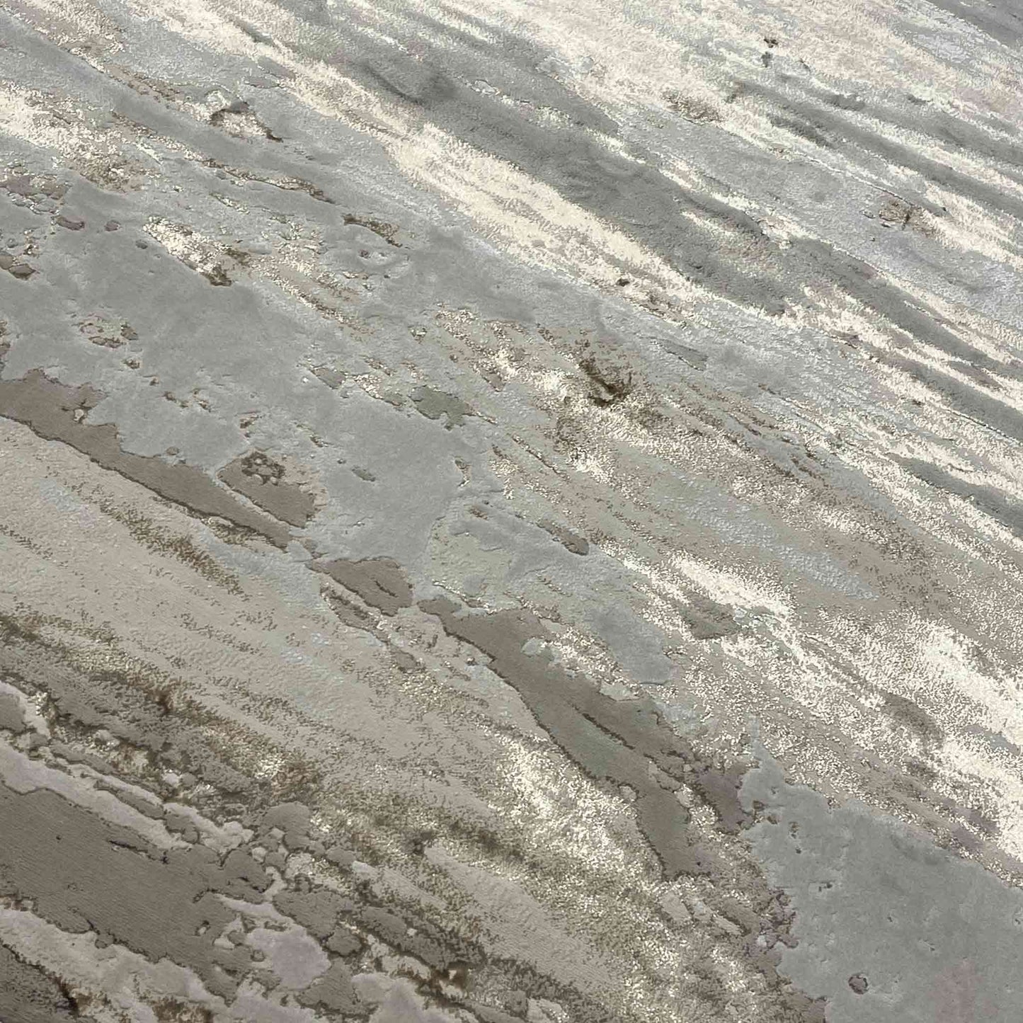 Tapete Decorativo Feizy Nela 1018C – Abstracto Moderno Dorado | Crema