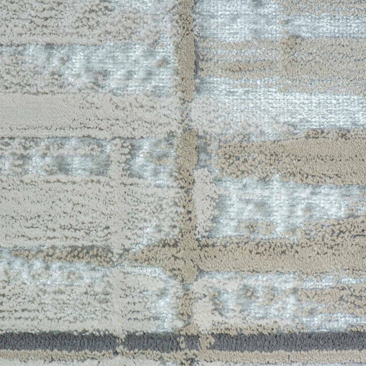 Tapete Decorativo Nela 1095C Plata / Taupe – Abstracto · Interior