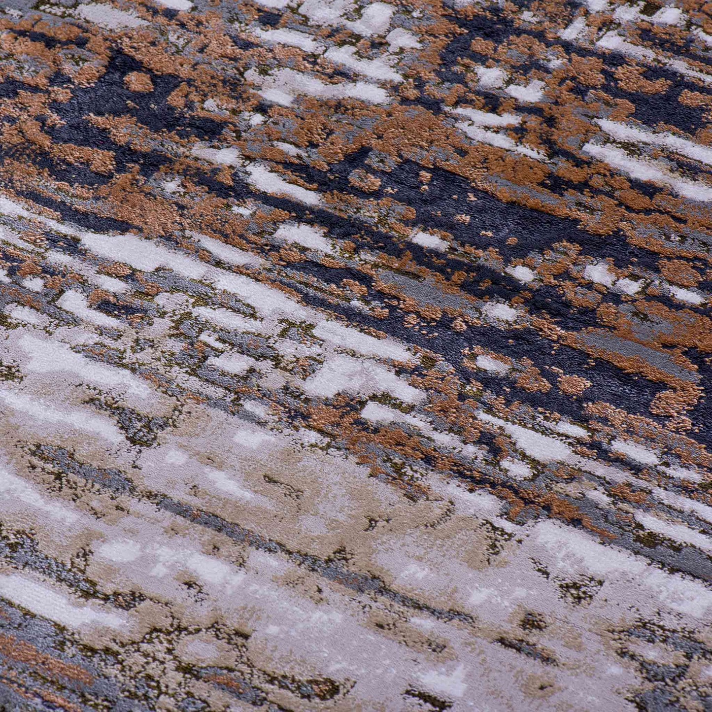 Tapete Decorativo Feizy Zuria 1020C – Abstracto Moderno Beige | Dorado