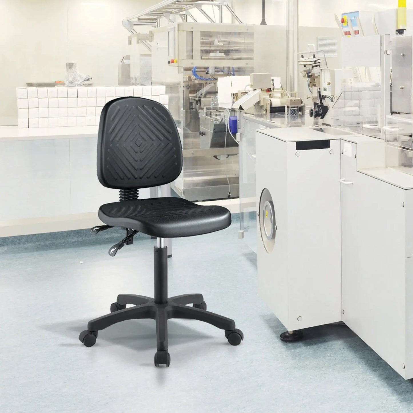 Silla Industrial Heavy Duty OHI-46 – Ajustes Ergonómicos y Resistencia para Uso Rudo