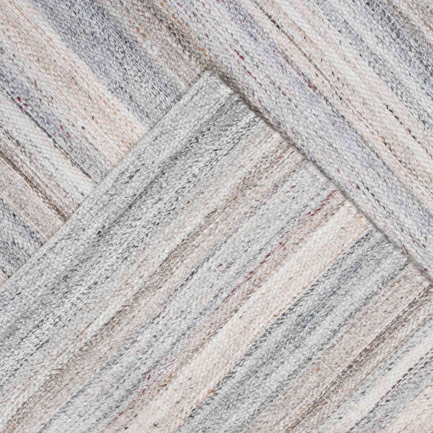 Tapete Decorativo Feizy Laia 111N – Rayas Artesanales Celeste | Crema Indoor / Outdoor