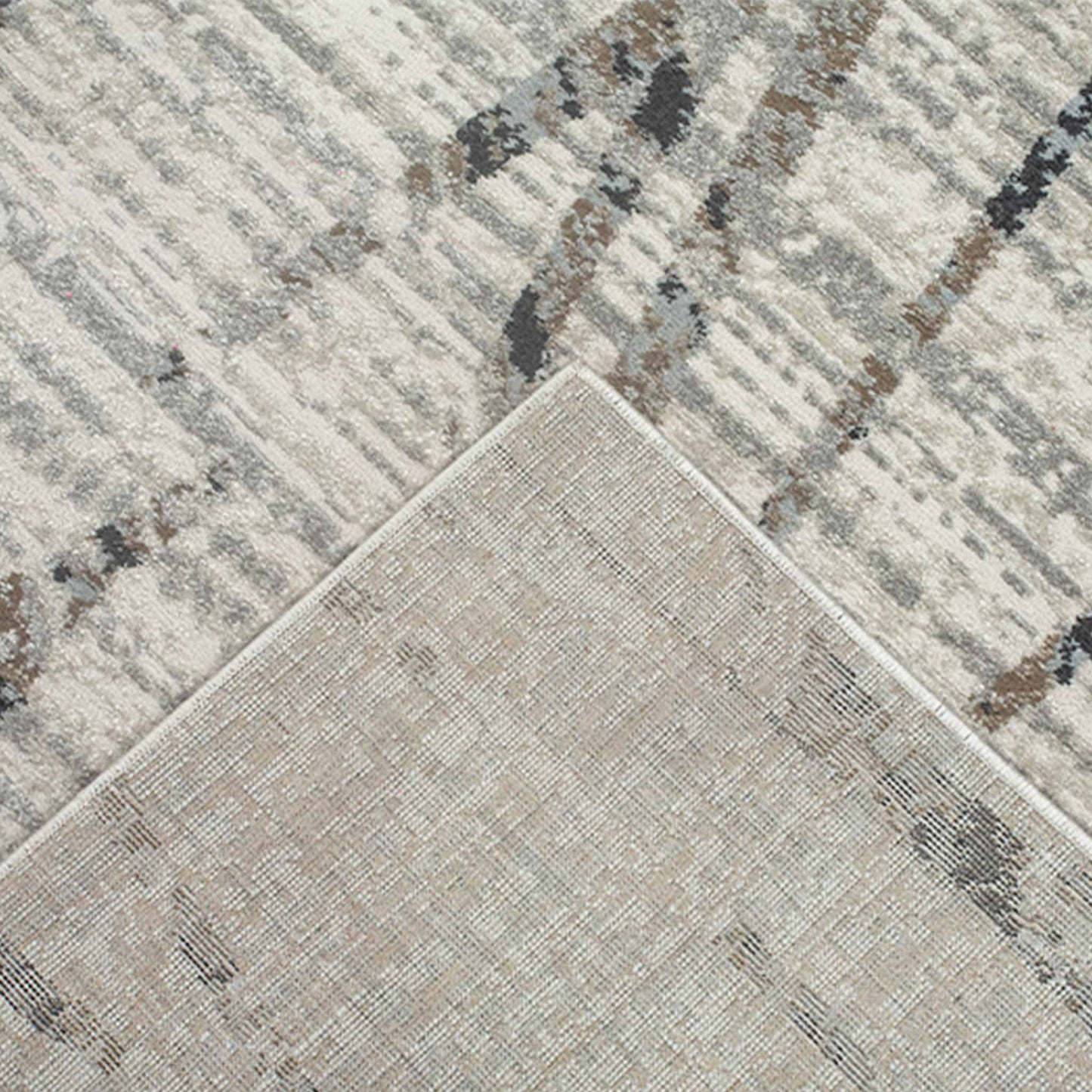 Tapete Decorativo Feizy Montreal 1099C – Beige | Café con Geometría Moderna