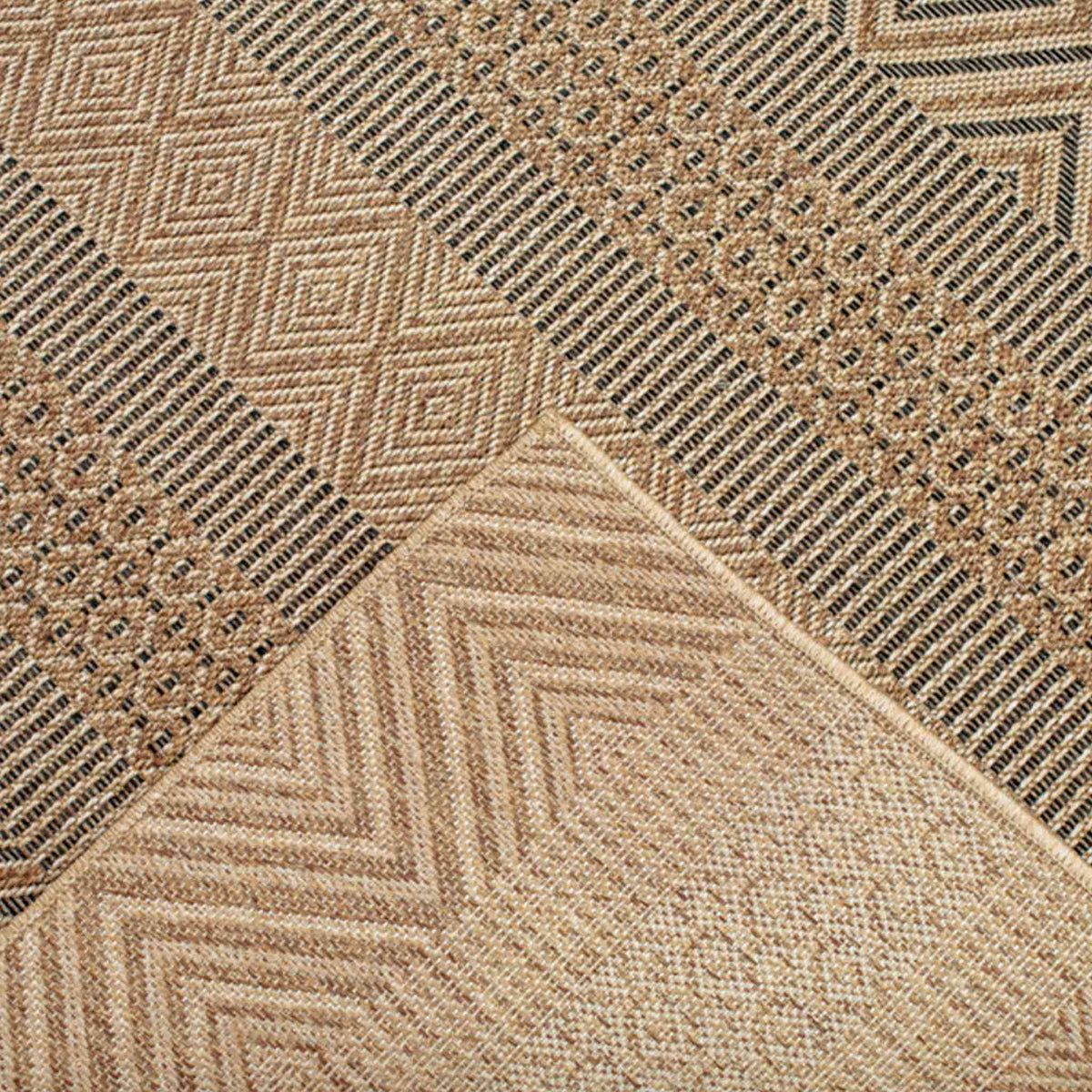 Tapete Decorativo Niza 2016N Café / Arena – Geométrico · Exterior