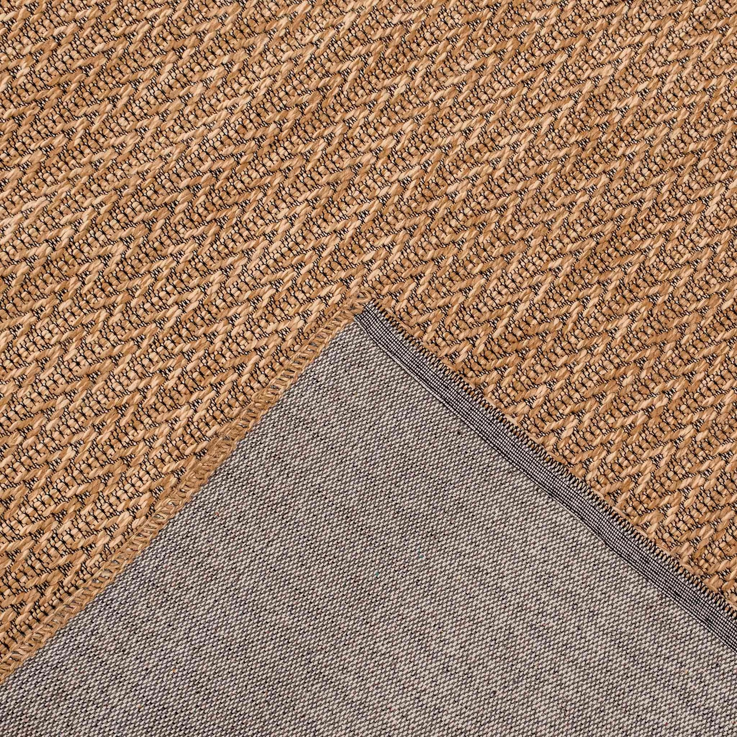 Tapete Decorativo Feizy Sari 2019R – Tejido Plano Moderno Negro | Crema