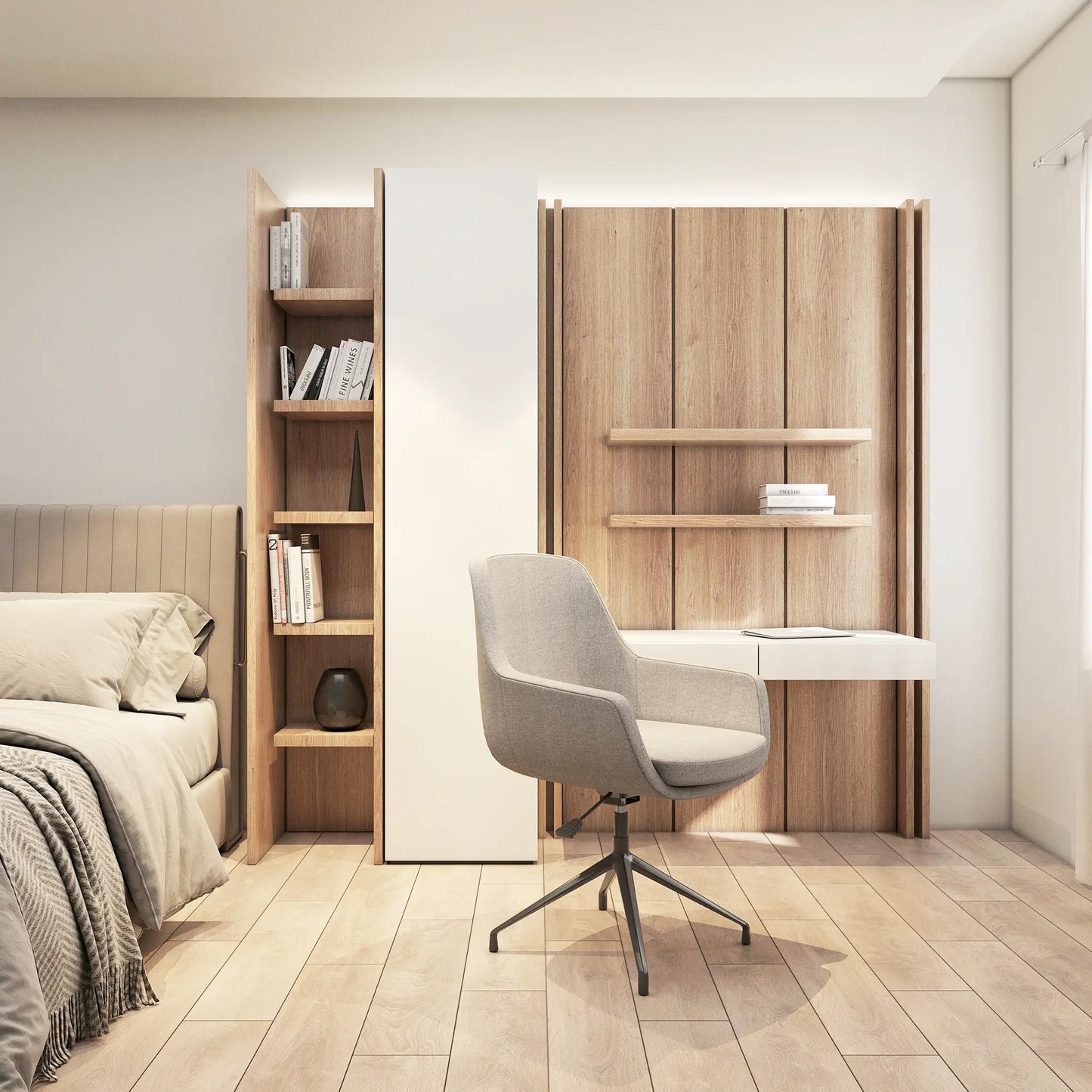 Silla Ejecutiva Trípoli OHV-2005 Gris – Estilo Contemporáneo con Ergonomía Profesional