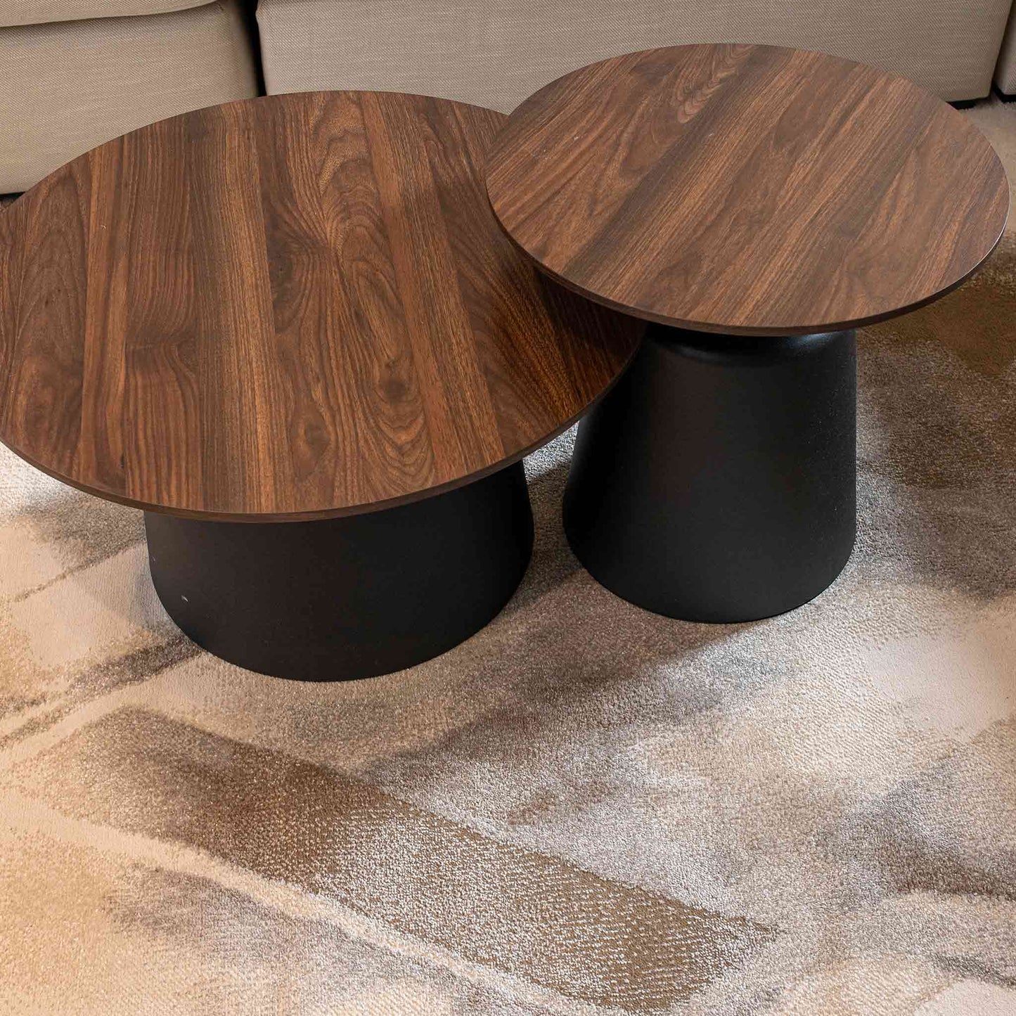 Tapete Decorativo Feizy Montreal 1100C – Abstracto Moderno en Mocha | Crema