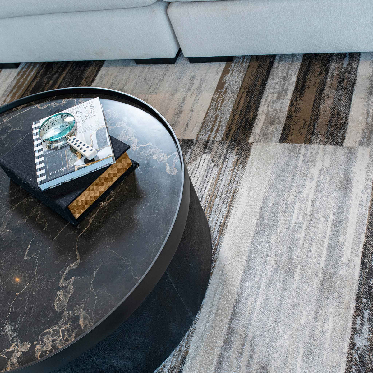 Tapete Decorativo Montreal 1101C Mocha – Geométrico · Interior