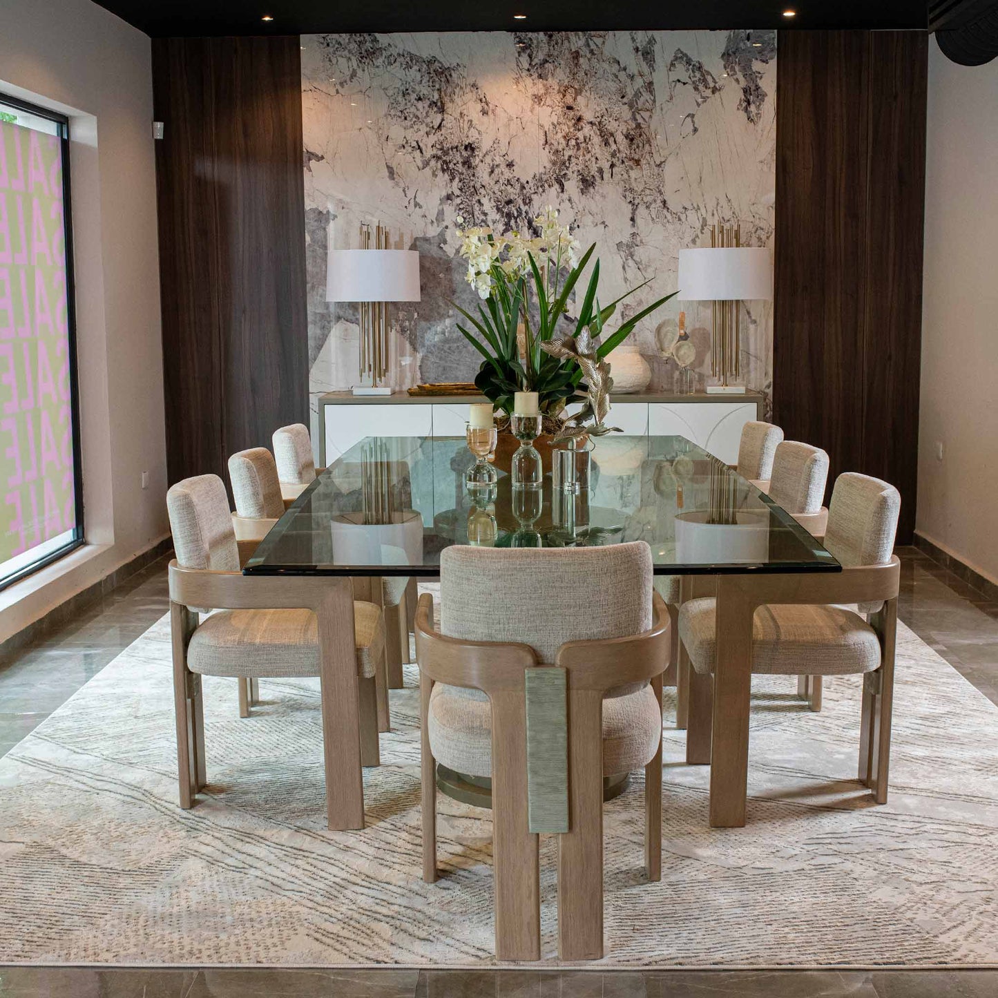 Tapete Decorativo Feizy Eren 1098C – Abstracto Texturizado en Gris | Beige