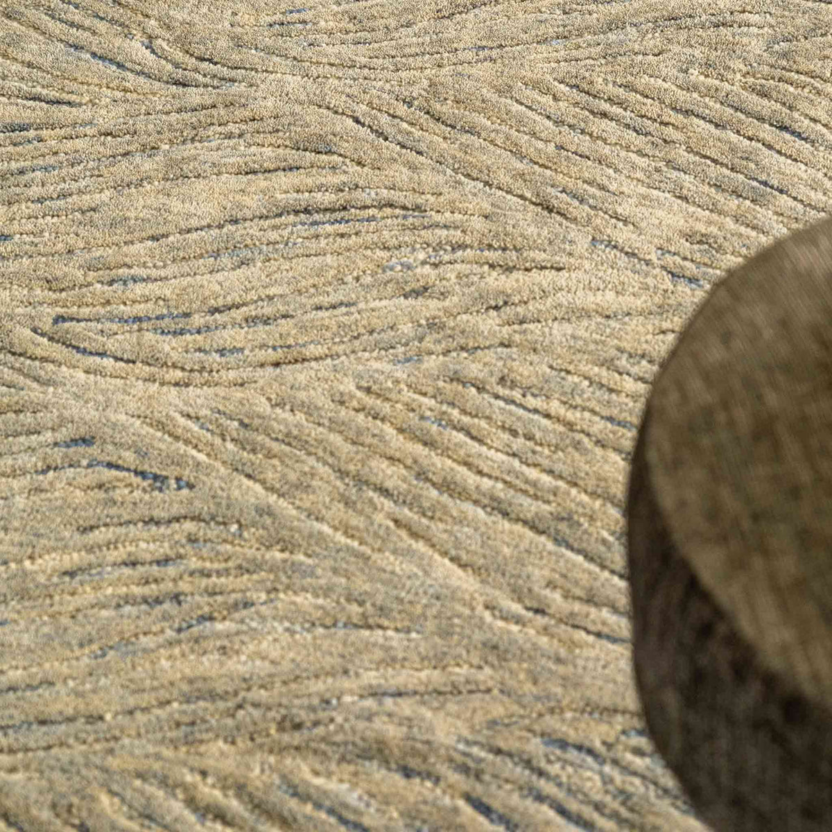 Tapete Decorativo Helena 144N Celeste / Gris – Contemporáneo · Interior