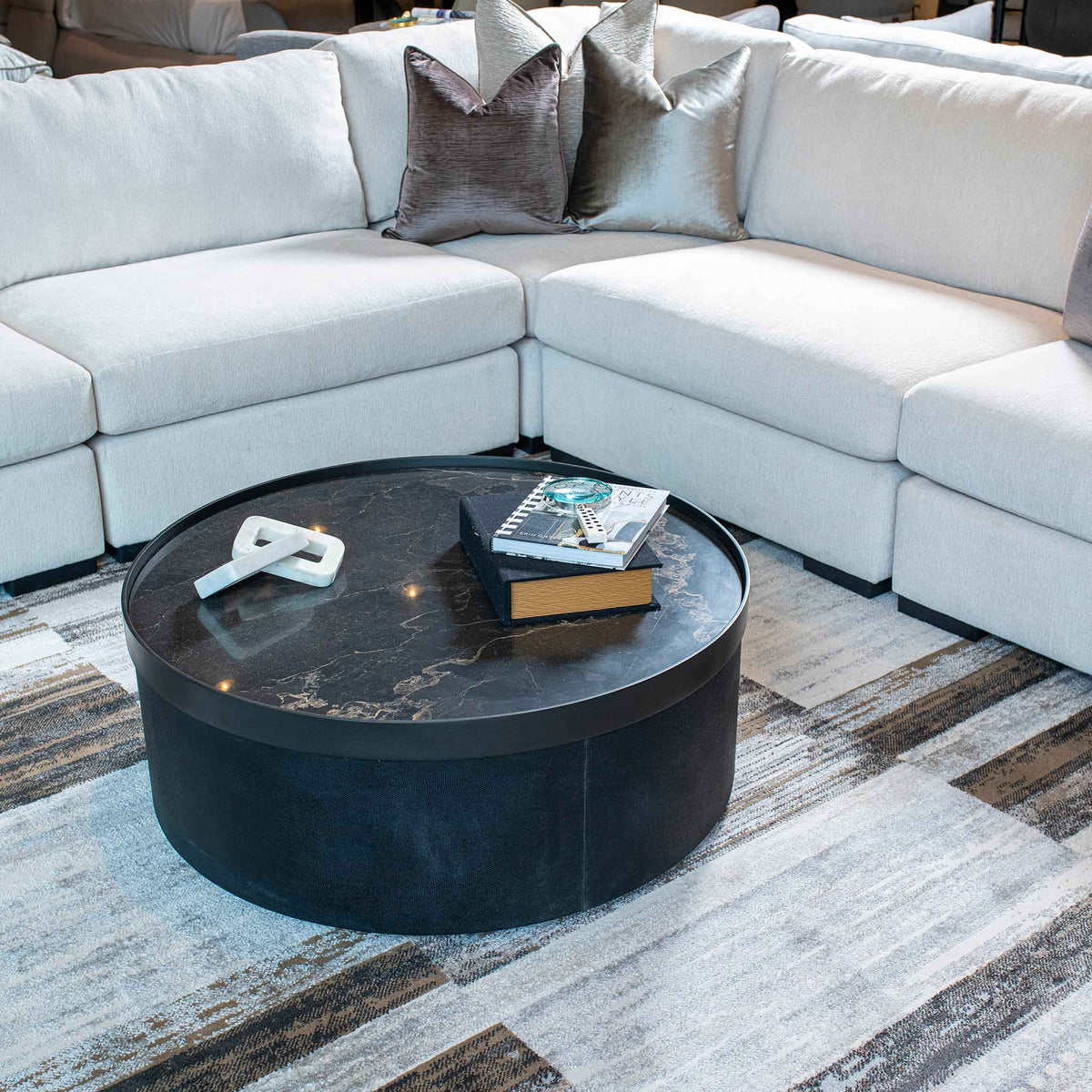 Tapete Decorativo Montreal 1101C Mocha – Geométrico · Interior