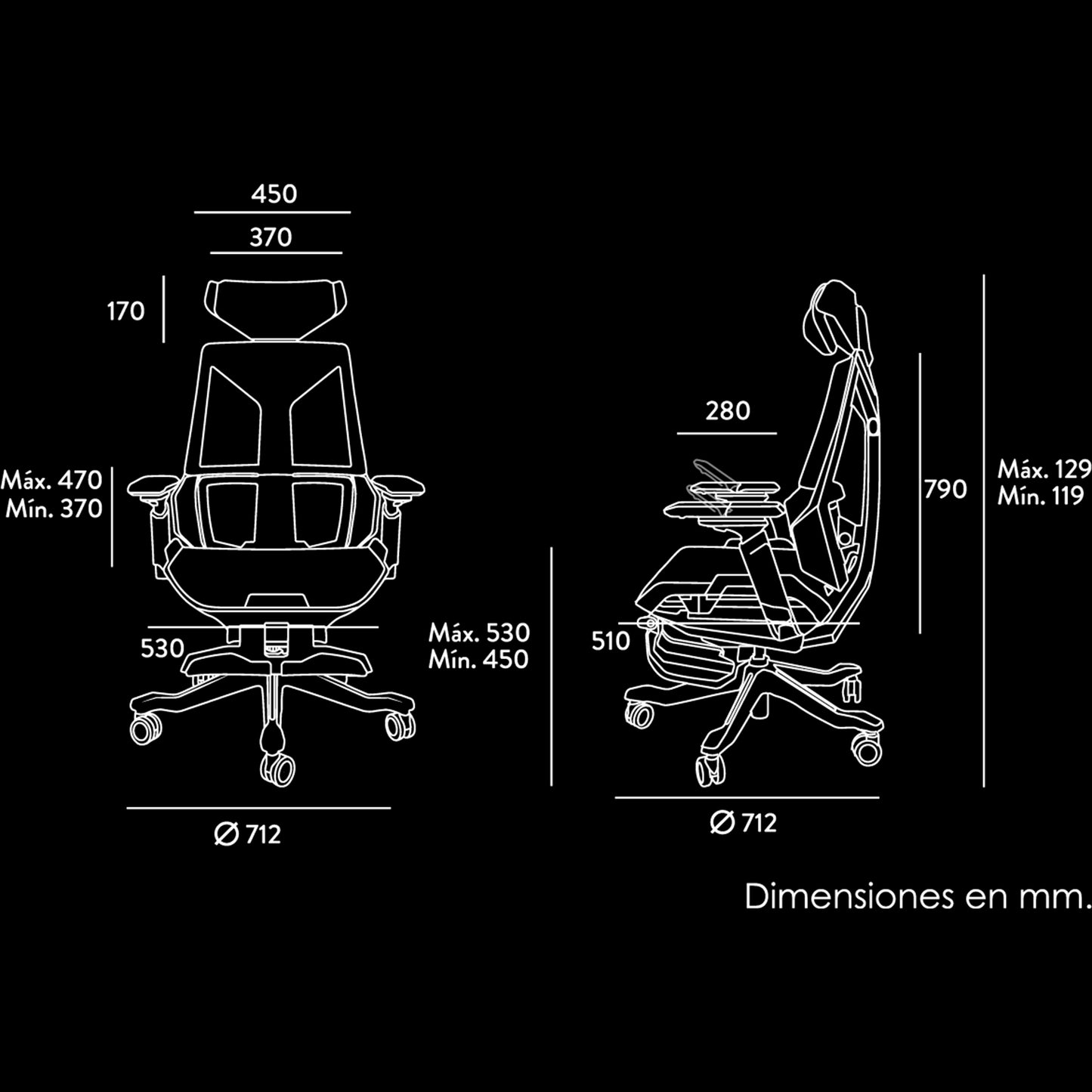 Silla Ejecutiva DRAGON GAMER-001 – Ergonomía Avanzada con Ajustes 6D y Malla Premium