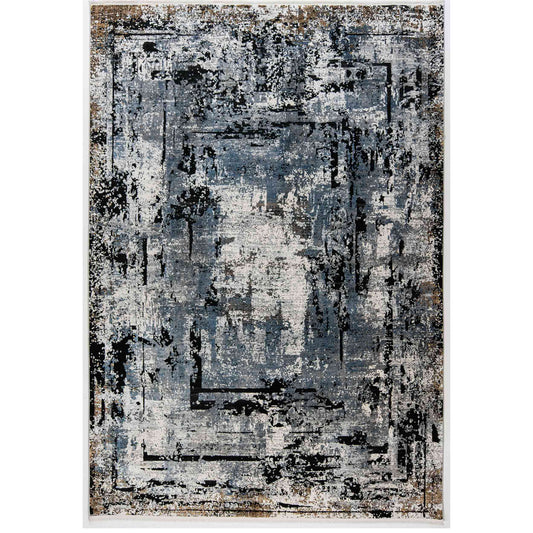 Tapete Decorativo AMALFI T2243 - Gris - Viscosa | Acrílico - Hecho a Máquina - Dorzav