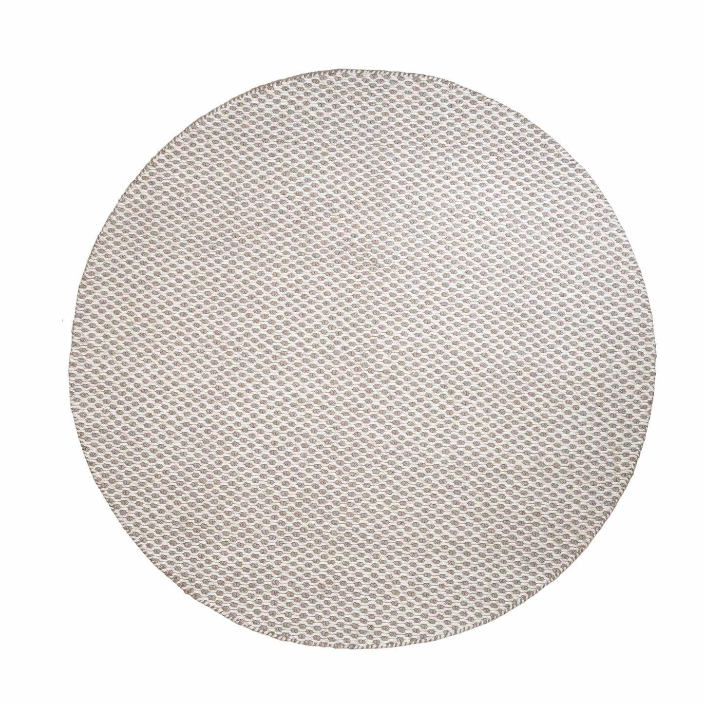 Tapete Decorativo ANIKA N8047R - Crema - Lana | Algodón | Poliéster - Hecho a Mano - Dorzav