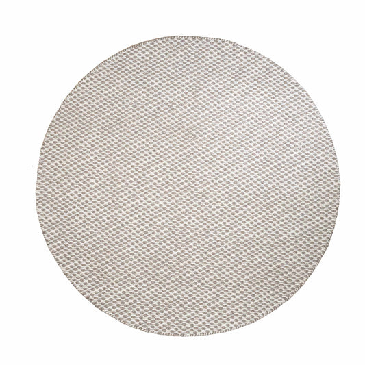 Tapete Decorativo ANIKA N8047R - Crema - Lana | Algodón | Poliéster - Hecho a Mano - Dorzav