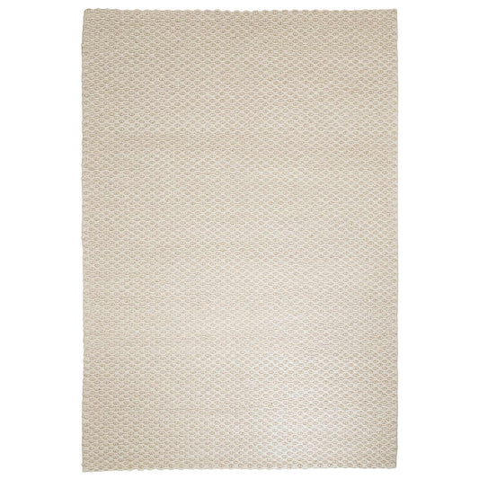 Tapete Decorativo ANIKA N8049 - Crema - Lana | Algodón | Poliéster - Hecho a Mano - Dorzav