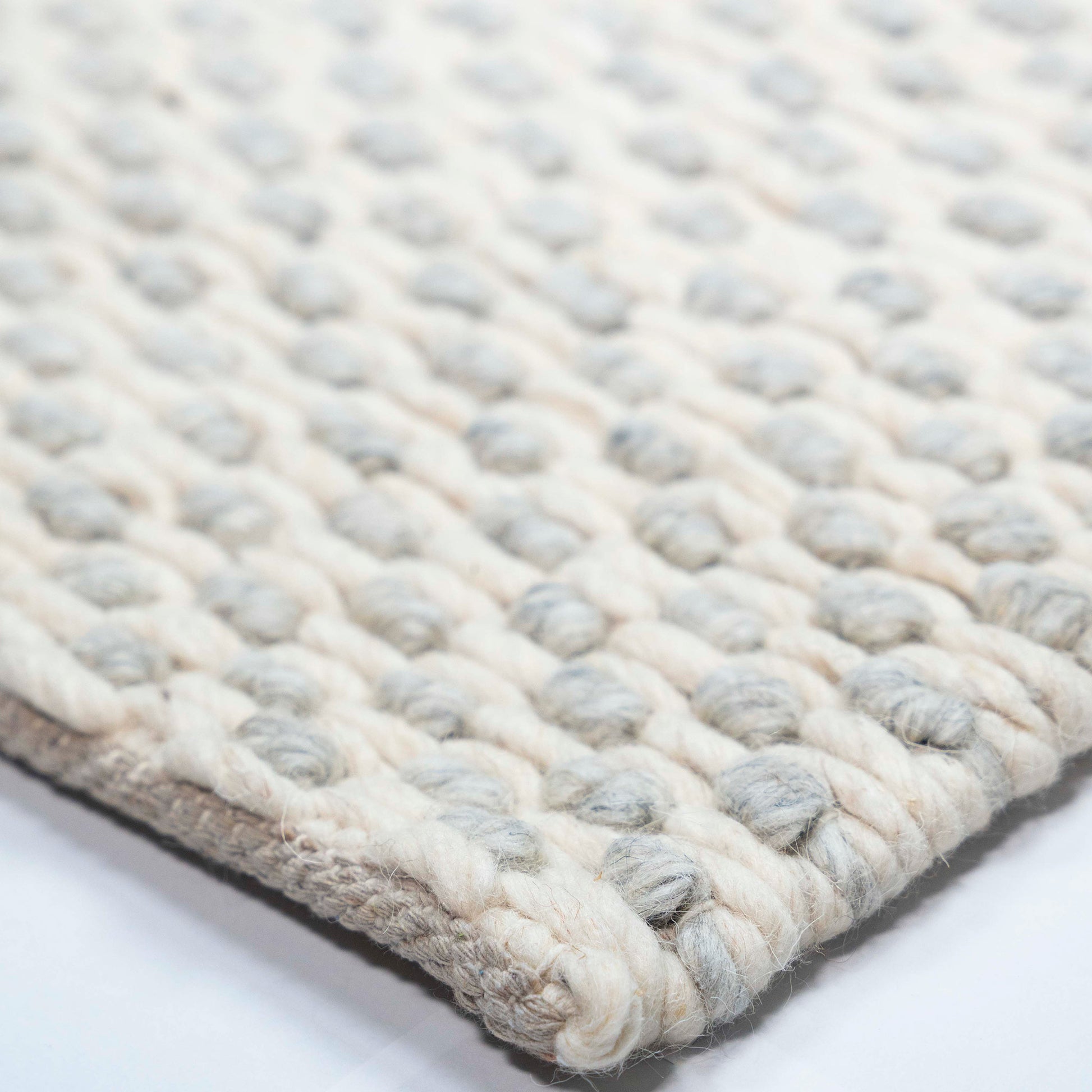 Tapete Decorativo ANIKA N8050 - Marfil - Lana | Algodón | Poliéster - Hecho a Mano - Dorzav