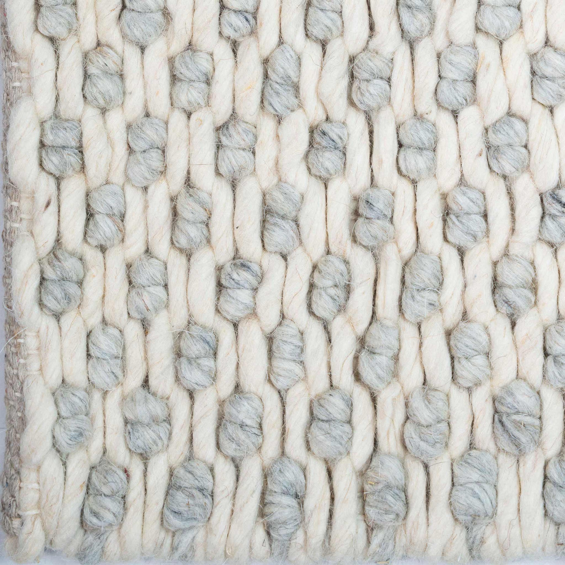 Tapete Decorativo ANIKA N8050 - Marfil - Lana | Algodón | Poliéster - Hecho a Mano - Dorzav