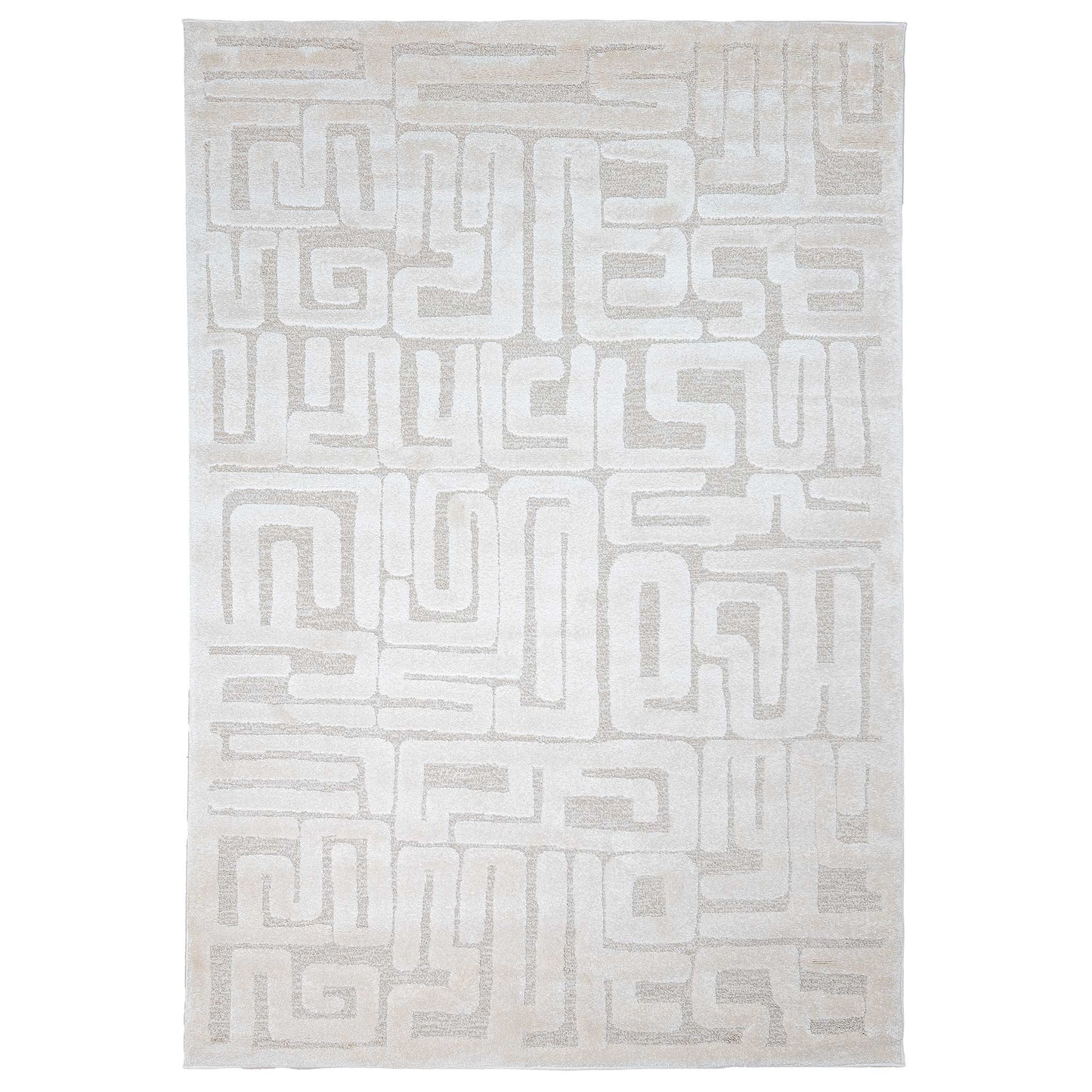 Tapete Decorativo ARAS R3013 - Beige - Poliéster | Polipropileno - Hecho a Máquina - Dorzav