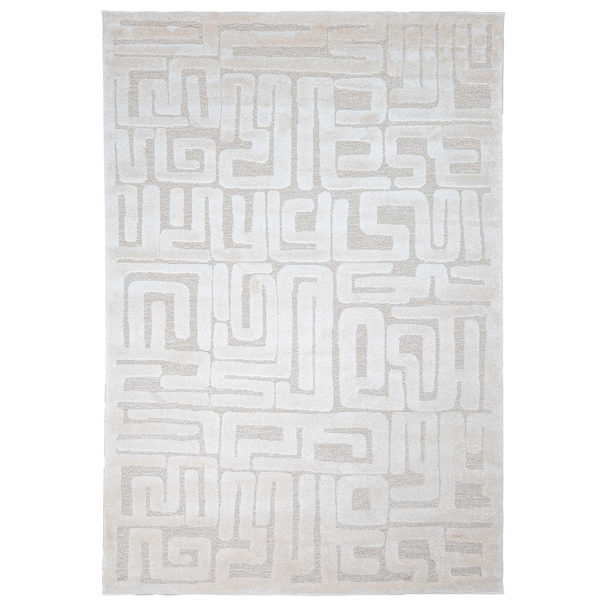 Tapete Decorativo ARAS R3013 - Beige - Poliéster | Polipropileno - Hecho a Máquina - Dorzav