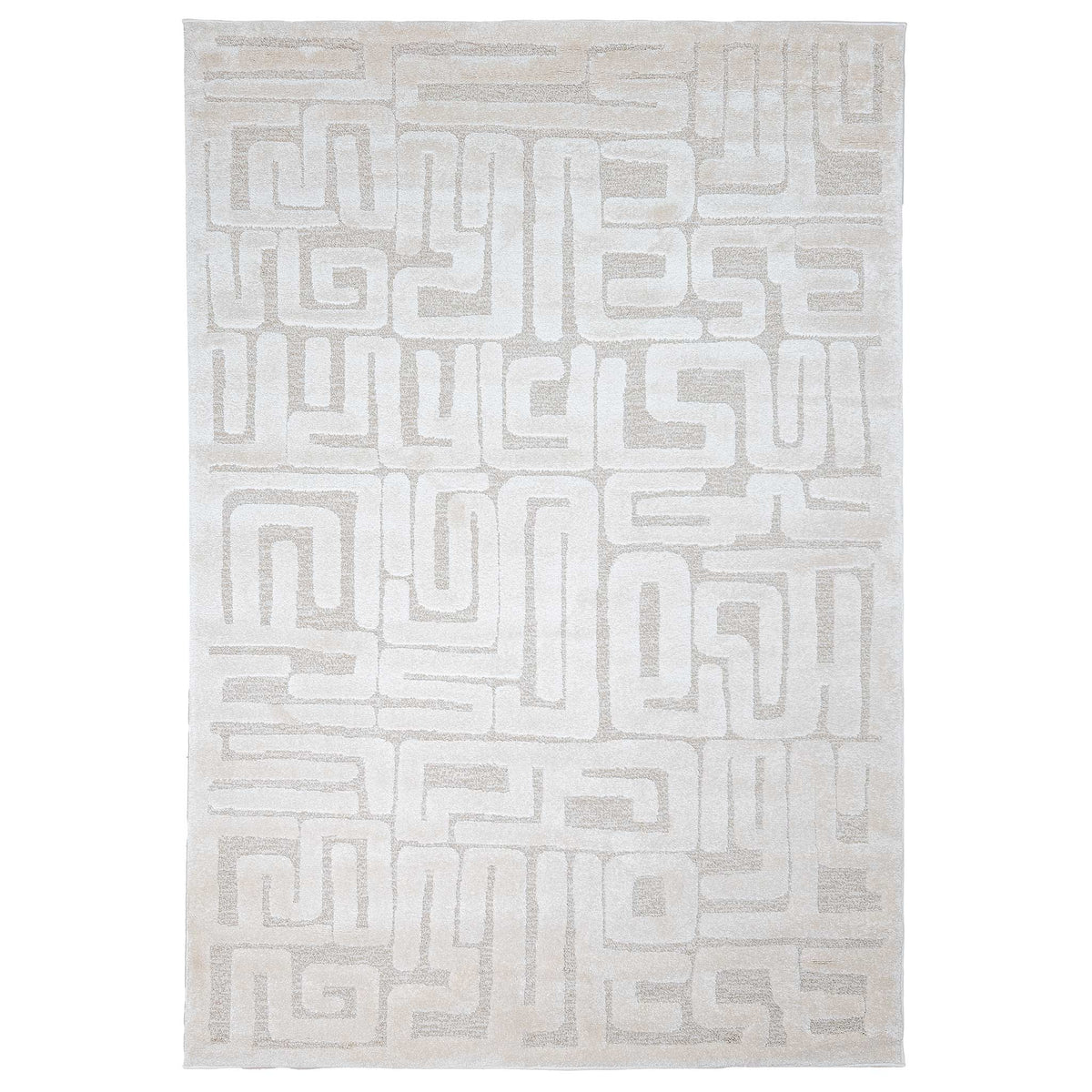 Tapete Decorativo ARAS R3013 - Beige - Poliéster | Polipropileno - Hecho a Máquina - Dorzav