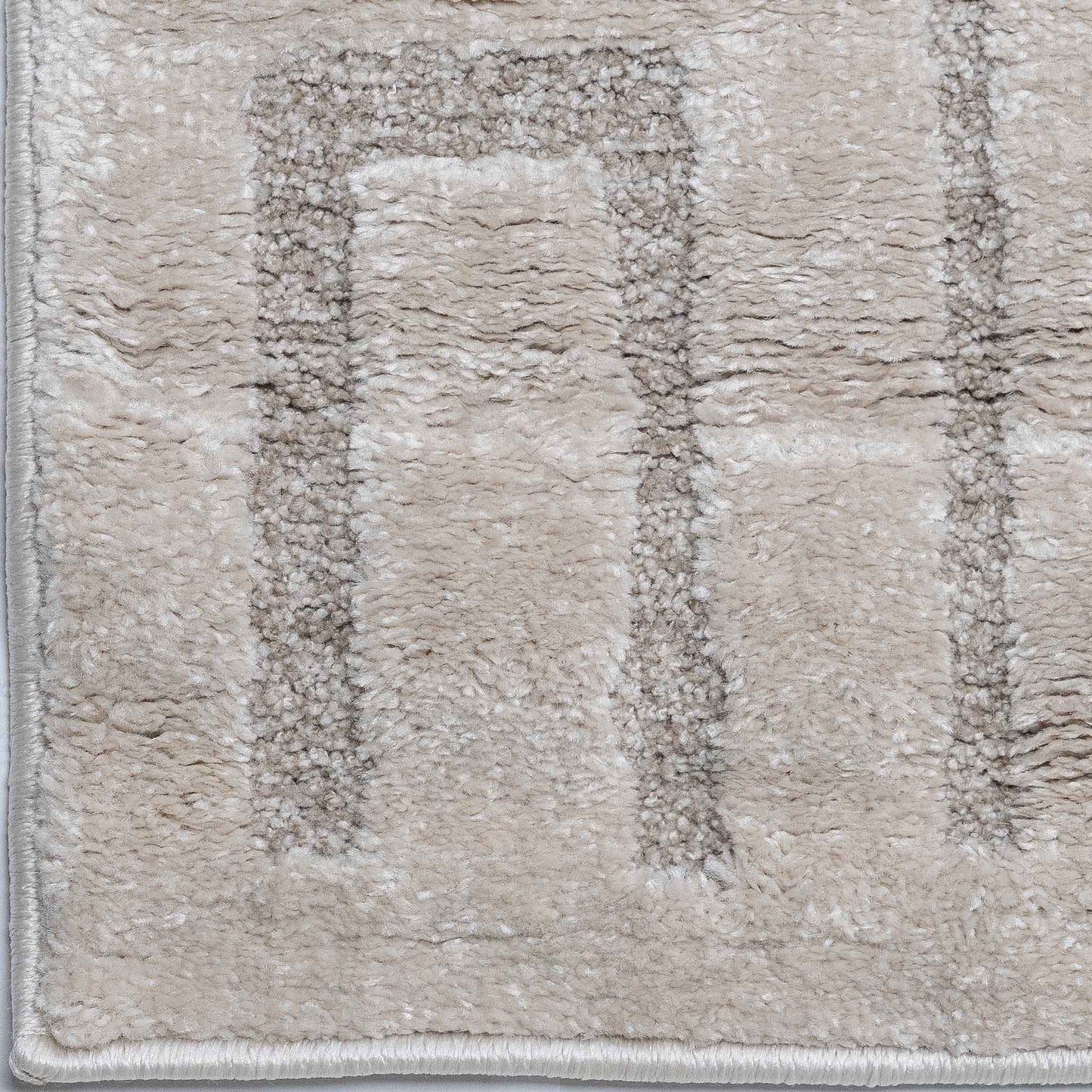 Tapete Decorativo ARAS R3013 - Beige - Poliéster | Polipropileno - Hecho a Máquina - Dorzav