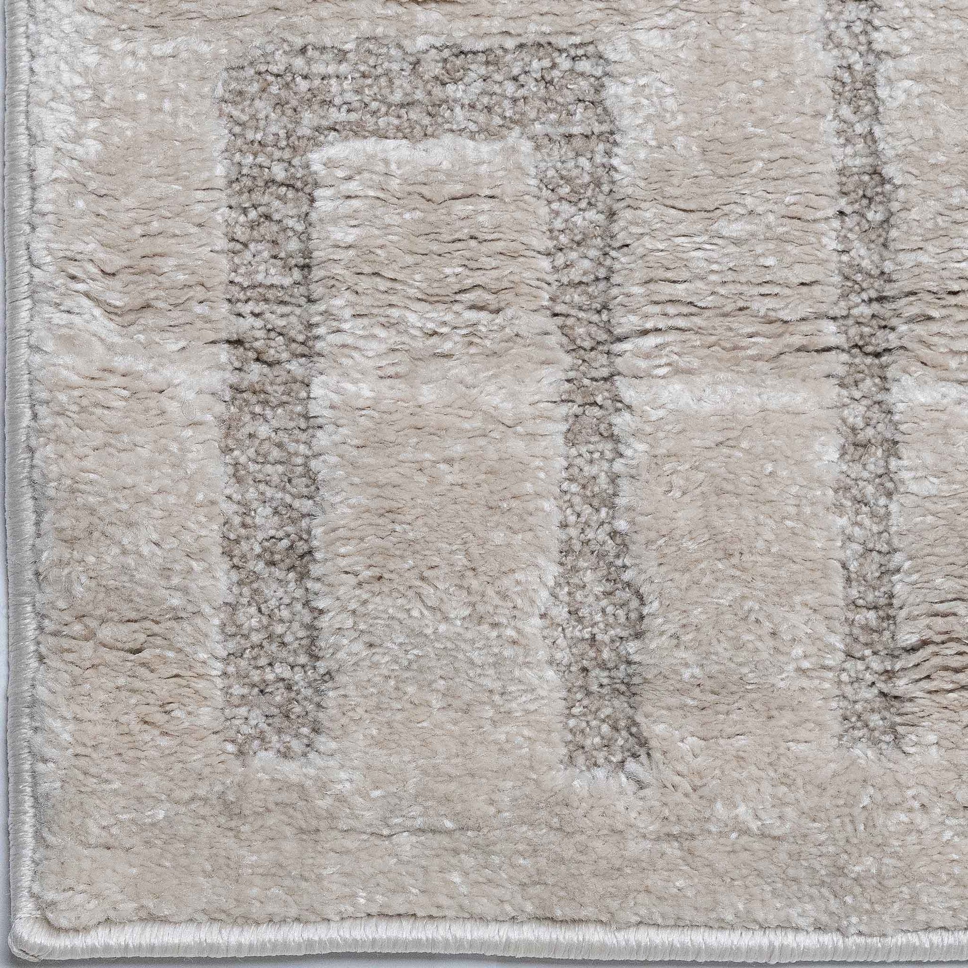 Tapete Decorativo ARAS R3013 - Beige - Poliéster | Polipropileno - Hecho a Máquina - Dorzav