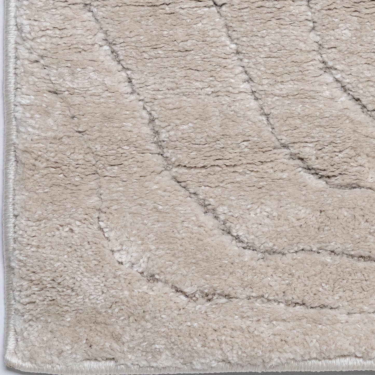 Tapete Decorativo ARAS R3014 - Beige - Poliéster | Polipropileno - Hecho a Máquina - Dorzav