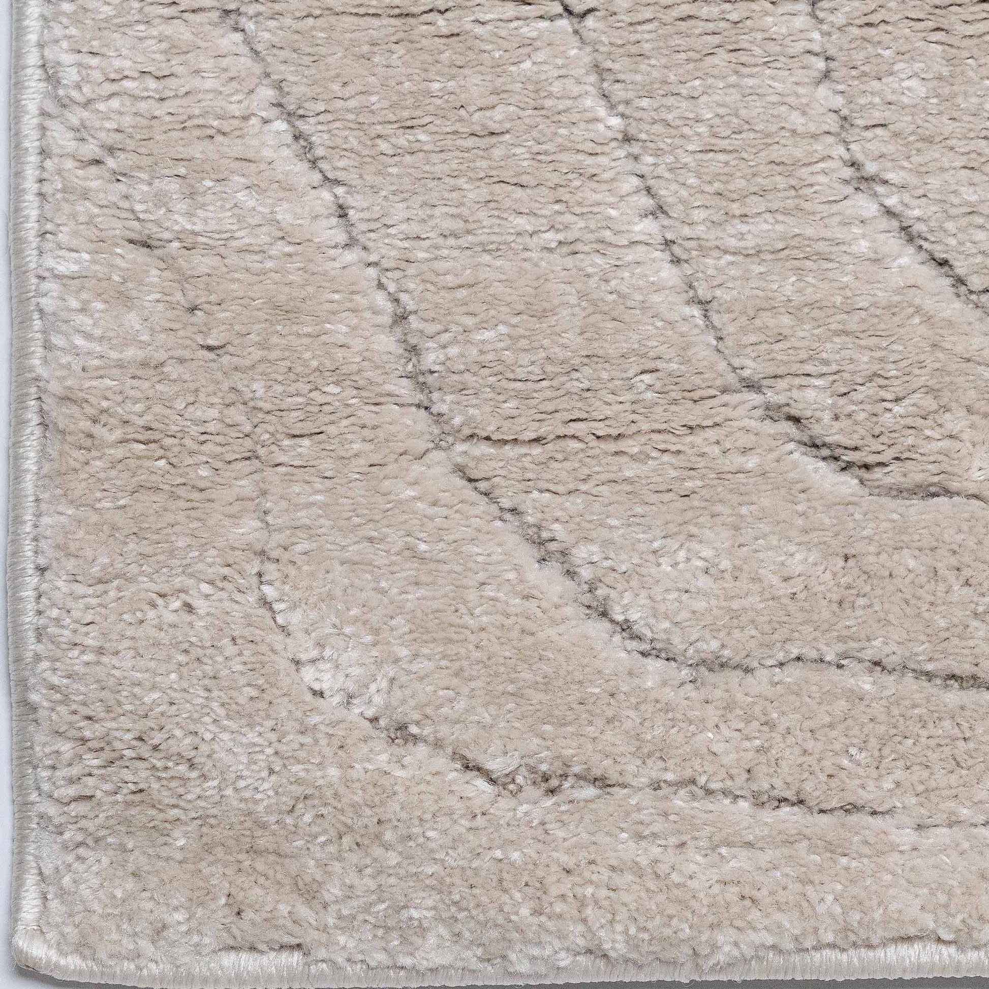 Tapete Decorativo ARAS R3014 - Beige - Poliéster | Polipropileno - Hecho a Máquina - Dorzav