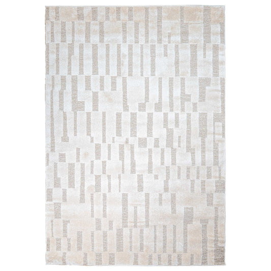 Tapete Decorativo ARAS R3019 - Beige - Poliéster | Polipropileno - Hecho a Máquina - Dorzav