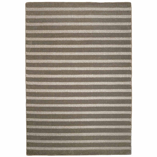 Tapete Decorativo BEAS A2004 - Gris - PET | Algodón - Hecho a Mano - Dorzav